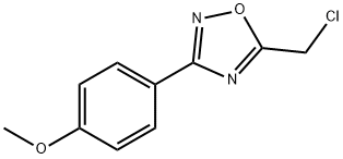 5-(CHLOROMETHYL)-3-(4-METHOXYPHENYL)-1,2,4-OXADIAZOLE Structure