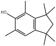 1,1,3,3,4,6-hexamethylindan-5-ol Structure
