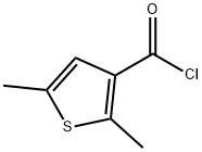 2,5-DIMETHYLTHIOPHENE-3-CARBONYL CHLORIDE,57248-13-2,结构式