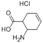 cis-6-Amino-3-cyclohexene-1-carboxylic acid hydrochloride Structure