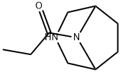 8-Propionyl-3,8-diazabicyclo[3.2.1]octane Struktur