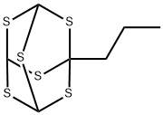 1-Propyl-2,4,6,8,9,10-hexathiaadamantane Struktur