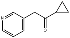 1-Cyclopropyl-2-(3-pyridinyl)ethanone Struktur