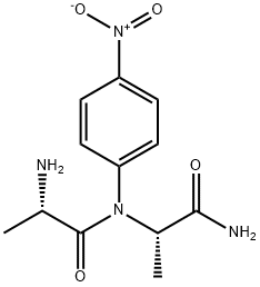 H-ALA-ALA-PNA, 57282-69-6, 结构式