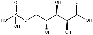 arabinonate-5-phosphate 化学構造式