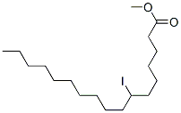 7-ヨードヘプタデカン酸メチル 化学構造式