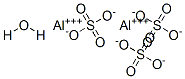 ALUMINUM SULFATE HYDRATE 化学構造式