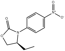 (S)-4-ETHYL-3-(4-NITROPHENYL)OXAZOLIDIN-2-ONE Struktur