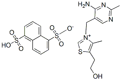 3-[(4-amino-2-methylpyrimidin-5-yl)methyl]-5-(2-hydroxyethyl)-4-methylthiazolium hydrogen naphthalene-1,5-disulphonate Structure