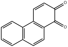 1,2-フェナントラキノン 化学構造式
