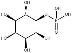 MYO-肌醇 1-磷酸酯, 573-35-3, 结构式