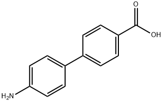 4'-氨基-4-联苯基羧酸 结构式