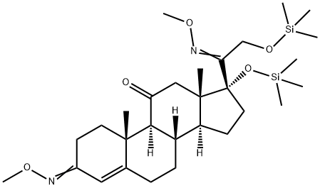Pregn-4-ene-3,11,20-트리온,17,21-비스[(트리메틸실릴)옥시]-,3,20-비스(O-메틸옥심)