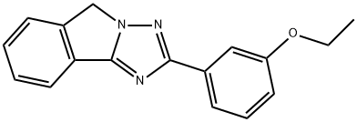 2-(3-エトキシフェニル)-5H-[1,2,4]トリアゾロ[5,1-a]イソインドール 化学構造式