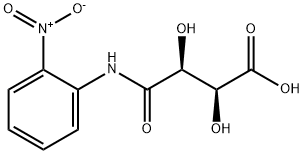 Butanoic  acid,2,3-dihydroxy-4-[(2-nitrophenyl)amino]-4-oxo-,(2S,3S)- Structure