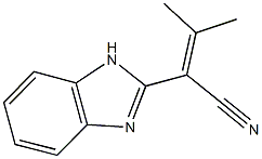 2-(1H-苯并[D]咪唑-2-基)-3-甲基丁-2-腈 结构式