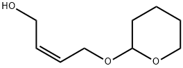 (Z)-4-[(Tetrahydro-2H-pyran-2-yl)oxy]-2-buten-1-ol Struktur