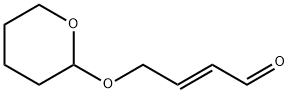 4-tetrahydropyranyloxy-2-butenal 化学構造式