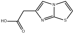 Imidazo[2,1-b]thiazol-6-yl-aceticacid,57332-75-9,结构式