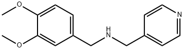 (3,4-二甲氧苄基)吡啶-4-基甲胺,57342-20-8,结构式