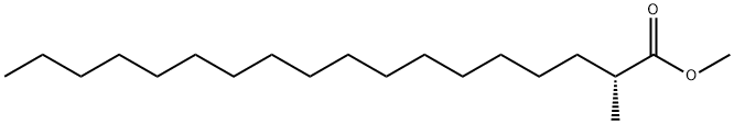 (-)-2-Methyloctadecanoic acid methyl ester,57346-70-0,结构式