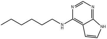 N-己基-1H-吡咯并[2,3-D]嘧啶-4-胺,57357-98-9,结构式