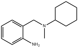 2-アミノ-N-シクロヘキシル-N-メチルベンゼンメタンアミン 化学構造式