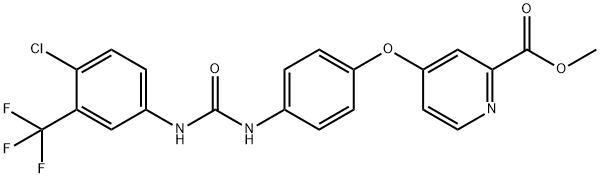 573673-43-5 2-Pyridinecarboxylic acid, 4-[4-[[[[4-chloro-3-(trifluoroMethyl)phenyl]aMino]carbonyl]aMino]phenoxy]-, Methyl ester