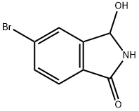 5-BROMO-3-HYDROXYISOINDOLIN-1-ONE, 573675-39-5, 结构式