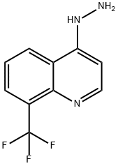 4-肼基-8-(三氟甲基)喹啉, 57369-92-3, 结构式