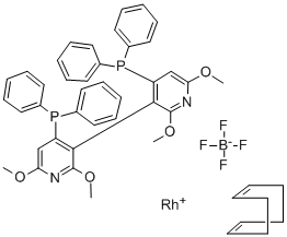 573718-56-6 テトラフルオロほう酸(R)-(+)-2,2',6,6'-テトラメトキシ-4,4'-ビス(ジフェニルホスフィノ)-3,3'-ビピリジン(1,5-シクロオクタジエン)ロジウム(I)