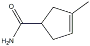 3-Cyclopentene-1-carboxamide, 3-methyl-, (+)- (9CI),57374-09-1,结构式