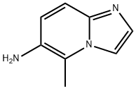 Imidazo[1,2-a]pyridin-6-amine,5-methyl- 化学構造式