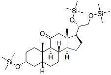 Pregnan-11-one, 3,20,21-tris[(trimethylsilyl)oxy]-, (3alpha,5beta,20S) -,57377-54-5,结构式