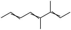 3,4-Dimethyl-2,4,6-octatriene 结构式