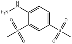 2,4-bis(methylsulphonyl)phenylhydrazine  Struktur