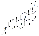 (17S)-17-メチル-17β-(トリメチルシロキシ)アンドロスタ-1,4-ジエン-3-オンO-メチルオキシム 化学構造式