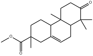 1,2,3,4,4a,4b,5,6,7,8,8a,9-Dodecahydro-2,4b,8,8-tetramethyl-7-oxo-2-phenanthrenecarboxylic acid methyl ester Struktur