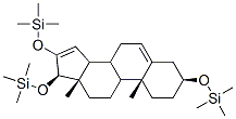 3β,16,17β-トリス(トリメチルシロキシ)アンドロスタ-5,15-ジエン 化学構造式