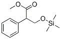 α-[(トリメチルシロキシ)メチル]ベンゼン酢酸メチル 化学構造式