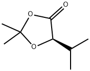 1,3-Dioxolan-4-one,2,2-dimethyl-5-(1-methylethyl)-,(5R)-(9CI) Structure