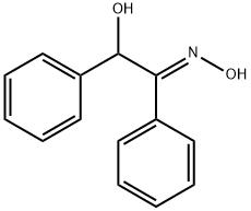 (E)-2-羟基-1,2-二苯乙烷-1-酮肟, 574-13-0, 结构式
