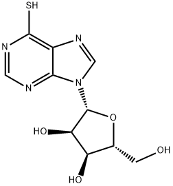 6-チオイノシン 化学構造式