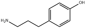 4-(3-AMINOPROPYL)PHENOL, 57400-89-2, 结构式