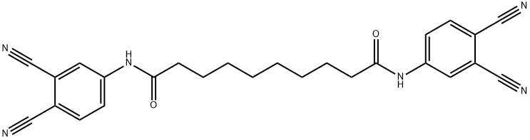 N,N'-bis(3,4-dicyanophenyl)sebacamide Structure
