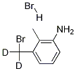 3-Amino-2-methyl-benzyl-d2 Bromide Hydrobromide 化学構造式