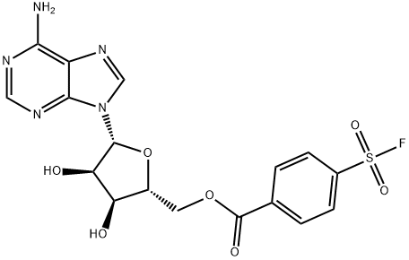 5'-(sulfonylbenzoyl)adenosine Structure