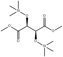 (2S,3S)-2,3-Bis(trimethylsiloxy)butanedioic acid dimethyl ester 结构式