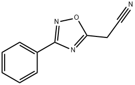 2-(3-苯基-1,2,4-噁二唑-5-基)乙腈,57459-36-6,结构式