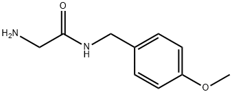 2-amino-N-(4-methoxybenzyl)acetamide 结构式